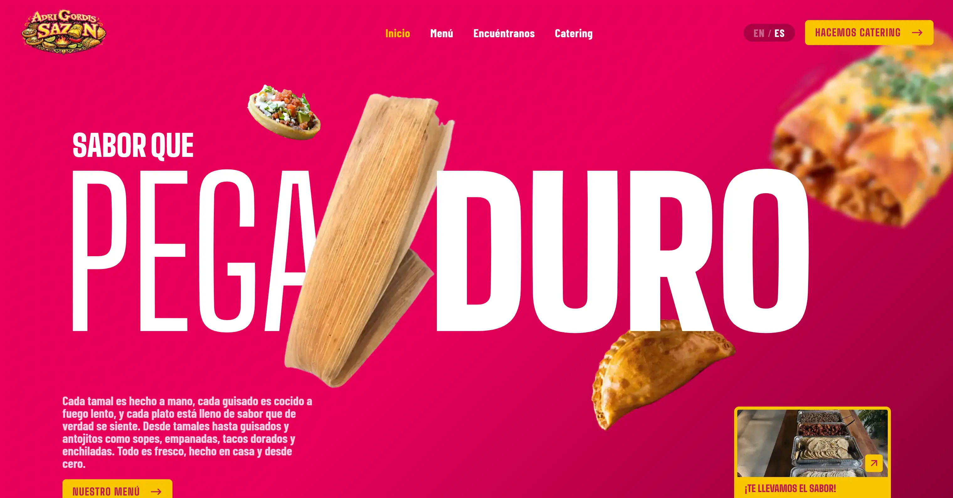 AdriGordis Sazon website
